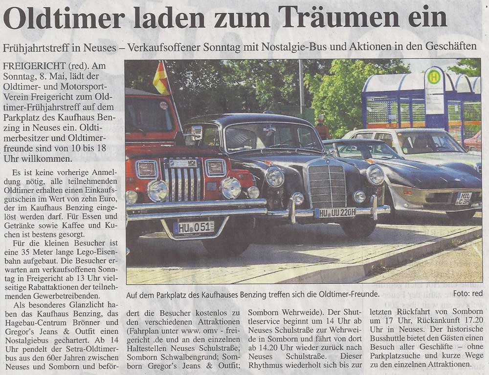 2016 05 07 Oldtimer laden ein GTextra